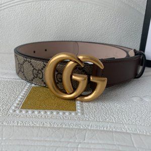 GG thin belts with Double G buckle